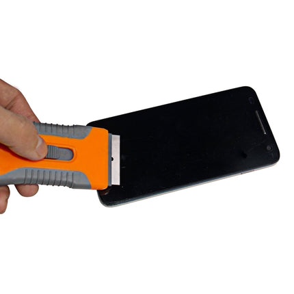 2 in 1 Phone LCD Screen Scraping Remover UV OCA Knife Repair Tools with Metal & Plastic Blade-garmade.com