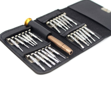 JIAFA JF-8129 24 in 1 Professional Multi-functional Screwdriver Set with Carrying Bag(Gold)-garmade.com