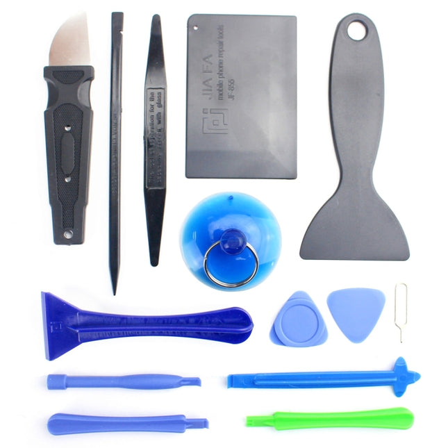 JF-CR01 14 in 1 Crowbar Repairing Disassemble Open Tool Kit-garmade.com