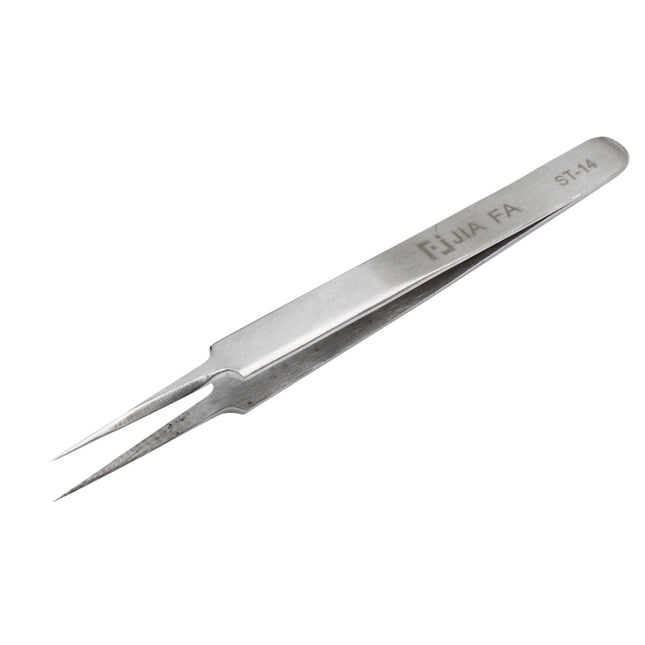 JIAFA ST-14 High-Hardness Anti-Magnetic Anti-Acid Steel Tweezers-garmade.com