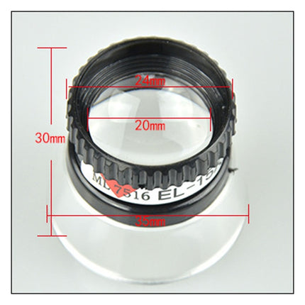 Mini Portable 15X Cylinder Type Jewelry Antique Magnifier-garmade.com