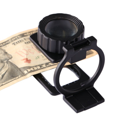 20X Foldable Metal Dual Lens Magnifier, Black Paint Desk Table Mount Magnifier-garmade.com