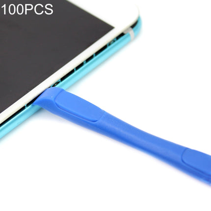 100 PCS JIAFA P8817 Mobile Phone Repair Tool Double-end Spudgers(Blue)-garmade.com