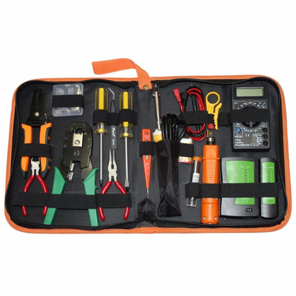 JAKEMY PS-P15 16 in 1 Professional LAN Network Kit Crimper Cable Wire Stripper Cutter Pliers Screwdriver Tool-garmade.com