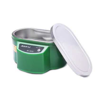 BAKU BK-9030 30W 0.8L LCD Display Ultrasonic Cleaner, AC 220V, EU Plug(Green)-garmade.com