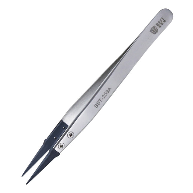 BEST BST-259A Stainless Steel Snti Static Tweezer-garmade.com