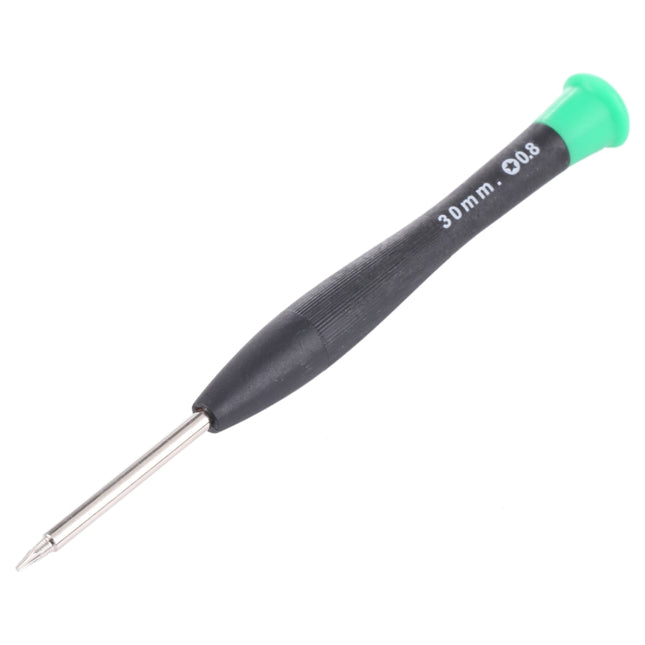 JIAFA JF-614 0.8 Metal + Plastic Mobile Phone Repair Tool Five Star Screwdriver(Green)-garmade.com