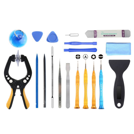 JF-8131 19 in 1 Metal + Plastic Disassemble Repair Tool Kit-garmade.com