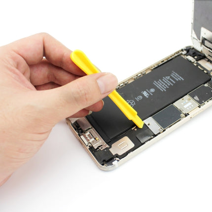 10 PCS Mobile Phone Repair Tool Spudgers (5 PCS Round + 5 PCS Square)(Yellow)-garmade.com