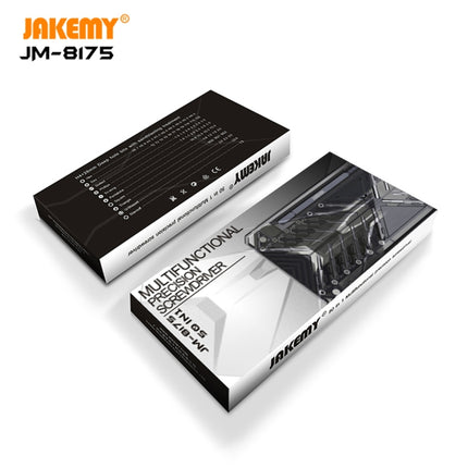 JAKEMY JM-8175 50 in 1 Double-sided Outer Box Multifunctional and Precision Screwdriver Tool Set-garmade.com