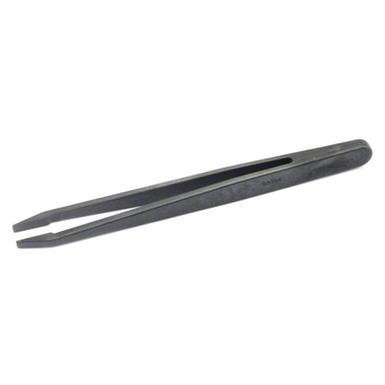JF-S13 Anti-static Carbon Fiber Straight Tip Tweezers(Black)-garmade.com