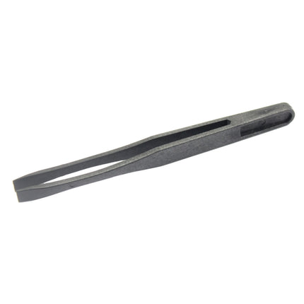 JF-S15 Anti-static Carbon Fiber Straight Tip Tweezers(Black)-garmade.com
