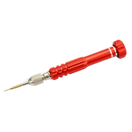 JF-6688 5 in 1 Metal Multi-purpose Pen Style Screwdriver Set for Phone Repair(Red)-garmade.com