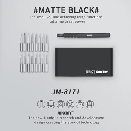 JAKEMY JM-8171 Professional Multifunctional Screwdriver Set Precision Hand Tools-garmade.com