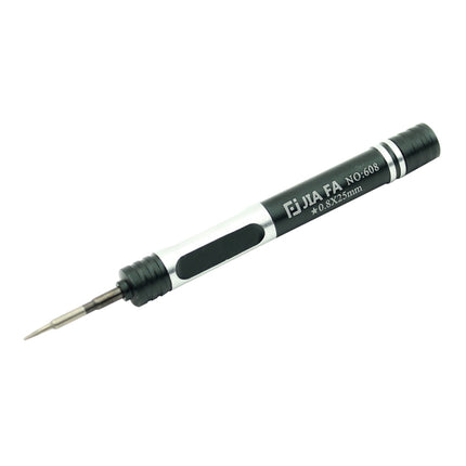 JIAFA JF-608-02 Five Star 0.8 Screwdriver for iPhone Charging Port Screws(Black)-garmade.com