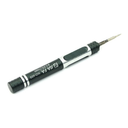 JIAFA JF-608-02 Five Star 0.8 Screwdriver for iPhone Charging Port Screws(Black)-garmade.com