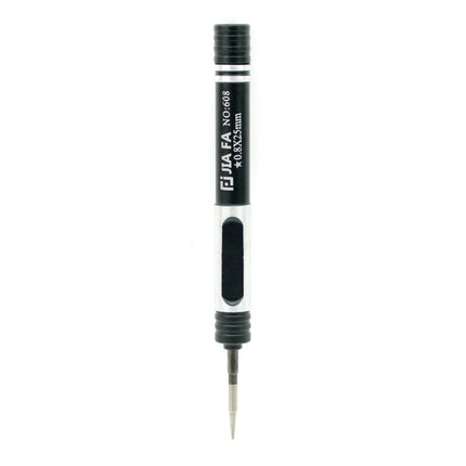 JIAFA JF-608-02 Five Star 0.8 Screwdriver for iPhone Charging Port Screws(Black)-garmade.com