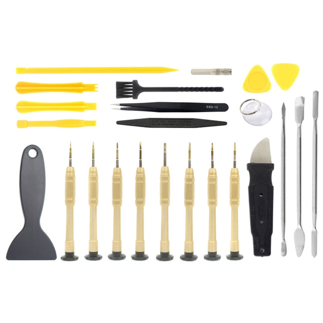 JF-8144 24 in 1 Multi-model Available Metal + Plastic Repair Tool Kit-garmade.com