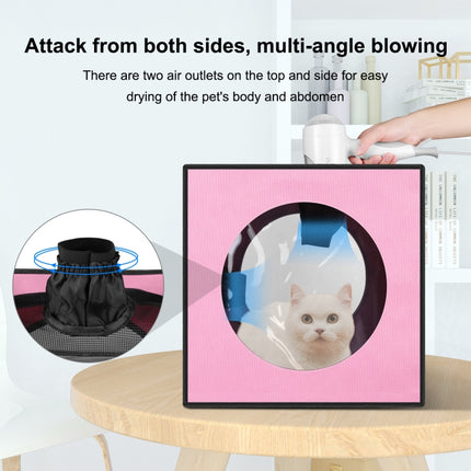 FUNADD Pet Bath Drying Box Portable Folding Dryer Cage, Suitable for Pets up to 5kg(Pink)-garmade.com