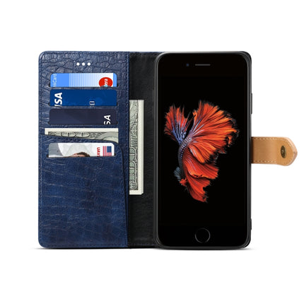 Leather Protective Case For iPhone 6 Plus & 6s Plus(Blue)-garmade.com
