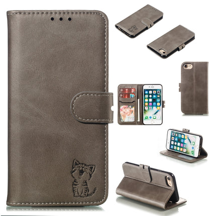 Leather Protective Case For iPhone 6 & 6s(Grey)-garmade.com