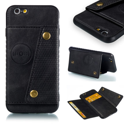 Leather Protective Case For iPhone 6 & 6s(Black)-garmade.com