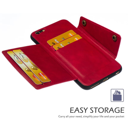 Leather Protective Case For iPhone 6 Plus & 6s Plus(Red)-garmade.com