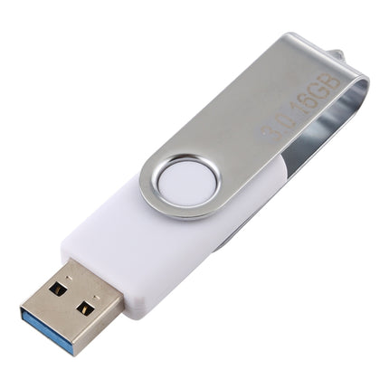 16GB Twister USB 3.0 Flash Disk USB Flash Drive (White)-garmade.com