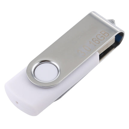 16GB Twister USB 3.0 Flash Disk USB Flash Drive (White)-garmade.com