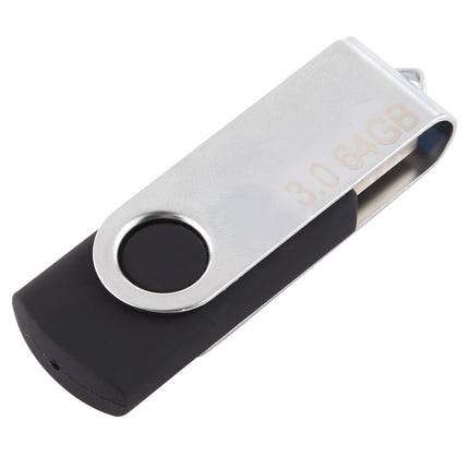 64GB Twister USB 3.0 Flash Disk USB Flash Drive (Black)-garmade.com