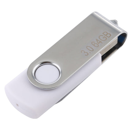64GB Twister USB 3.0 Flash Disk USB Flash Drive (White)-garmade.com