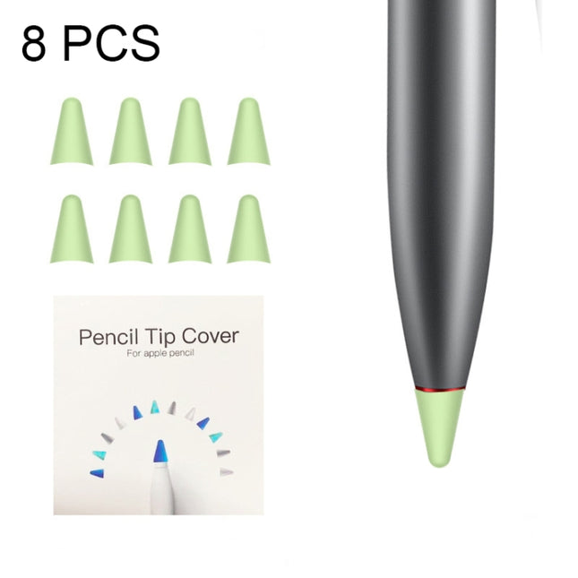 8 PCS Non-slip Mute Wear-resistant Nib Cover for M-pencil Lite (Green)-garmade.com