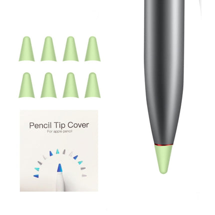 8 PCS Non-slip Mute Wear-resistant Nib Cover for M-pencil Lite (Green)-garmade.com