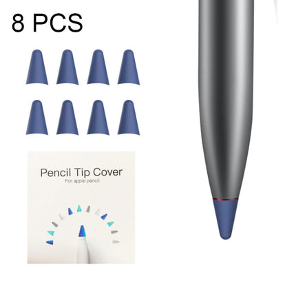 8 PCS Non-slip Mute Wear-resistant Nib Cover for M-pencil Lite (Blue)-garmade.com