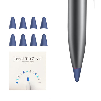 8 PCS Non-slip Mute Wear-resistant Nib Cover for M-pencil Lite (Blue)-garmade.com
