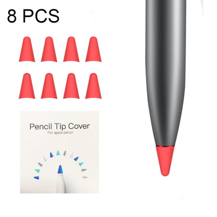 8 PCS Non-slip Mute Wear-resistant Nib Cover for M-pencil Lite (Red)-garmade.com