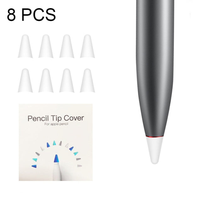 8 PCS Non-slip Mute Wear-resistant Nib Cover for M-pencil Lite (White)-garmade.com