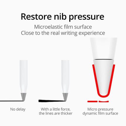 8 PCS Non-slip Mute Wear-resistant Nib Cover for M-pencil Lite (White)-garmade.com