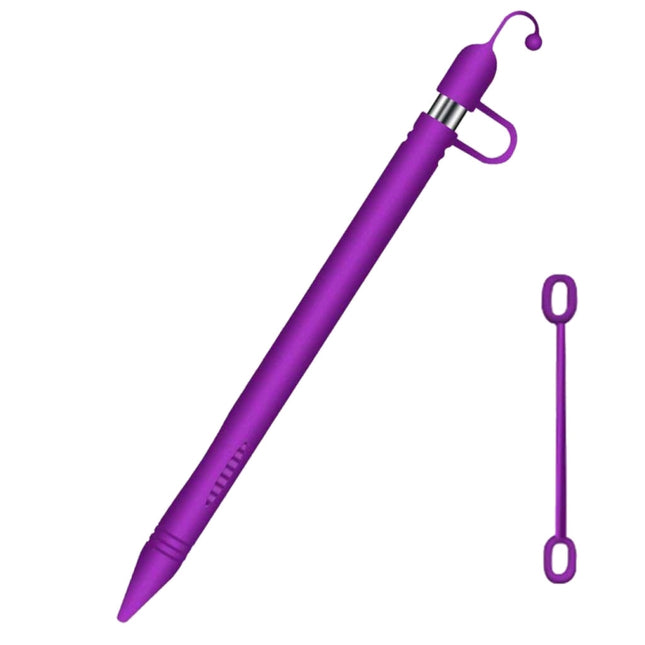 Apple Pen Cover Anti-lost Protective Cover for Apple Pencil (Purple)-garmade.com