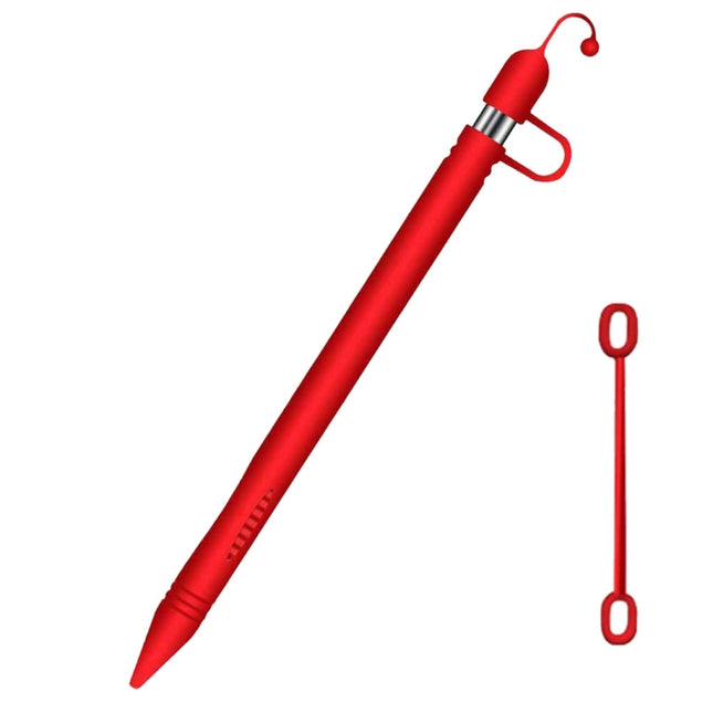 Apple Pen Cover Anti-lost Protective Cover for Apple Pencil (Red)-garmade.com