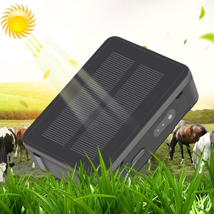 RF-V34 Sheep Cow Cattle Livestock IP67 Waterproof Solar GSM GPS WiFi Tracking without Fixed Bottom Plate, Support Voice Monitoring & Anti-remove Alarm & SOS-garmade.com