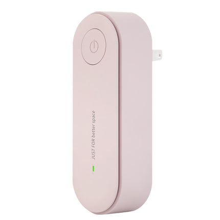 Mini Household Wireless Ultrasonic Deodorizer Vacuum Cleaner Dust Mite Controller, US Plug(Pink)-garmade.com