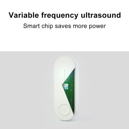 Mini Household Wireless Ultrasonic Deodorizer Vacuum Cleaner Dust Mite Controller, US Plug(White)-garmade.com