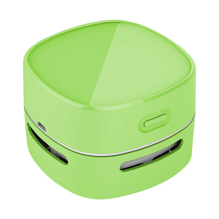4W Hardcover Rechargeable Style Portable Handheld Wireless Mini Desktop Vacuum Cleaner(Green)-garmade.com