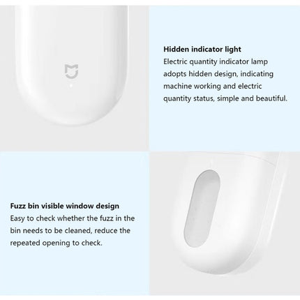 Original Xiaomi Mijia Mini Portable Shaver Wool Ball USB Charging Hair Remover Electric Lint Trimmer-garmade.com
