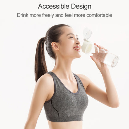 Original Xiaomi Youpin Fun Home Sports Drinking Cup Anti-fall Leakproof Portable Water Bottle, Capacity: 600ml(Grey)-garmade.com