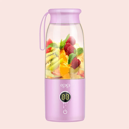 Vitamer USB Mini Portable Juicer Juice Blender Lemon Fruit Squeezers Reamers Bottle (Pink)-garmade.com