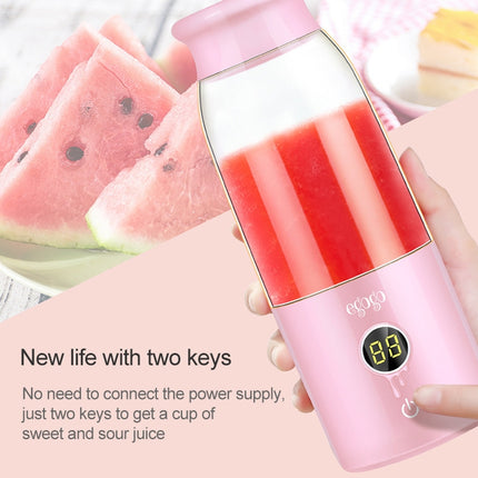 Vitamer USB Mini Portable Juicer Juice Blender Lemon Fruit Squeezers Reamers Bottle (Pink)-garmade.com