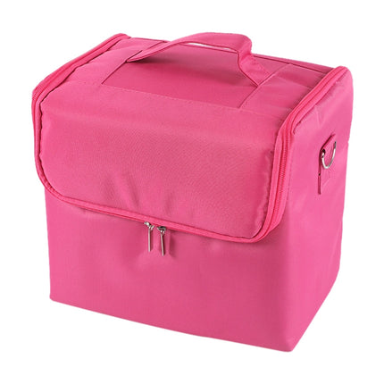 Removable Simple Portable Makeup Beauty Nail Storage Box (Pink)-garmade.com