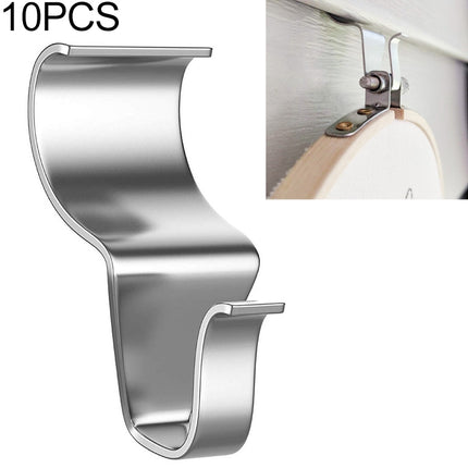 10 PCS Stainless Steel Hidden Wall Hook Creative Non Perforated Hanger-garmade.com